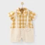 Áo liền quần cho bé mùa hè cotton mỏng thoáng khí nam nữ bé sơ sinh điều hòa quần áo đi chơi