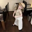 Bộ đồ bé gái mùa hè mới bé gái ngọt ngào và thời trang giả hai mảnh áo ngắn tay ống rộng mông qu