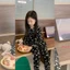 Bộ Đồ Ngủ Bé Gái Xuân Thu Mới Dài Tay Thời Trang Thường Ngày Cho Bé Gái Lớn Hơn, Quần Áo Ở Nhà C