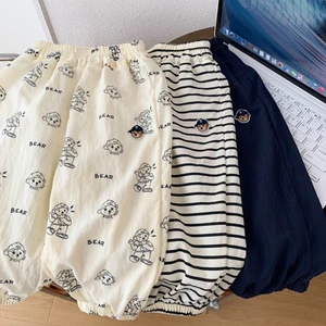 chiếc quần sọc chống muỗi dành cho trẻ em, quần legging mỏng thông thường, thoáng khí dành cho b