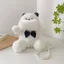 Túi đeo chéo sang trọng mềm Bunny có dây đeo cho thanh thiếu niên và thanh thiếu niên