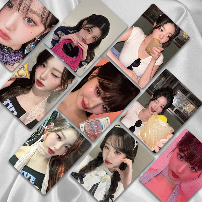 LINXX 50 / 55 Chiếc IVE Wonyoung Solo Lomo Bộ Thẻ Giao Dịch Với Laser Hình Ảnh Ba Chiều 3 Inch K-Pop Thần Tượng Ảnh Sưu Tập Quạt Quà Tặng Thẻ Hàng Hóa