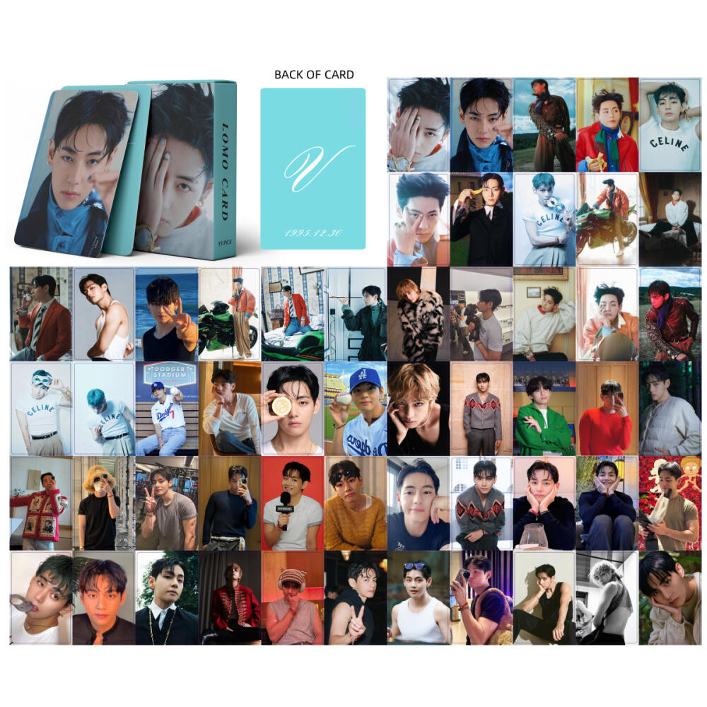 LINXX 55 Chiếc BTS Taehyung Mới Lomo Cards Bộ Sưu Tập Ba Chiều K-Pop Boy Band Fan Hàng Hóa Quà Tặng