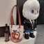 New Original Apple Patch Cute Cartoon Dog Yellow Work Commuting Literary Niche Shoulder Bucket C
