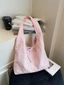 Túi Tote Nylon Phong Cách Dung Tích Nhỏ Có Dây Kéo Đóng Cửa Cho Nữ Sử Dụng Hàng Ngày