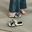 Sweet Bow Korean Style Polka-dot Flip-flops For Women's Summer Outer Wear New Thick-soled Non-sl