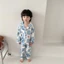 Mùa Xuân Và Mùa Thu Cho Bé Vừa Và Lớn Bé Trai Cardigan Mới Quần Dài Tay Hoạt Hình Trẻ Em Ở Nhà Q