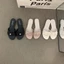 Low-heeled Small Fragrant Gentle French Slippers Fairy Shoes Outer Wear With Skirt Vacation S