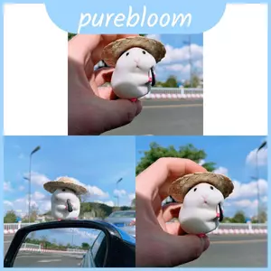 Foodie Hamster Trang trí bàn làm việc ô tô dễ thương với chất liệu Pvc nhẹ Phòng chơi cho trẻ em