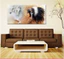 Bắc Âu Bồ Công Anh Hiện Đại Canvas Treo Tường Nghệ Thuật Không Khung In Thực Vật Để Trang Trí Phòng Khách