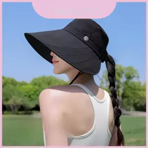 Sunhat ngoài trời tối giản với vành lớn và vải thoáng khí để mặc mùa hè