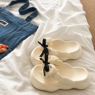 Sweet Fairy Style Thick Bottom Increased Beach Flip-flops For Women Summer New Style Matching