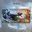 Playmat FF7 Battle - MTG Magic The Gathering x Final Fantasy Anime Battle Card Stitched Edges Mousepad