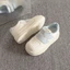 Giày Velcro trắng dành cho nữ mùa xuân mới giày thể thao thông thường giày đế dày đa năng