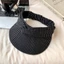 Japanese Style Cotton And Linen Striped Empty Top Hat For Women In Summer With Large Brim And Sm