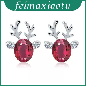 Bông tai cung hoàng đạo động vật hợp kim có kết thúc điện cực cho phụ nữ Quà tặng và thời trang