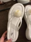 Niche Thick-soled Flower Flip-flops For Women, New Summer Outer Wear, Fairy Style Flip-flops Wit