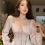 áo sơ mi dài tay mùa thu dành cho nữ, kiểu dáng ngắn mới, áo sơ mi cạp trễ, áo ngắn một vai, cảm