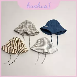 Mũ mùa hè cho bé có vành rộng và Cotton thoáng khí để chống nắng ngoài trời