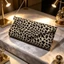 Women's Leopard Print Suede Clutch Bag, Elegant And Versatile, Fashionable, Stylish Leather Cros