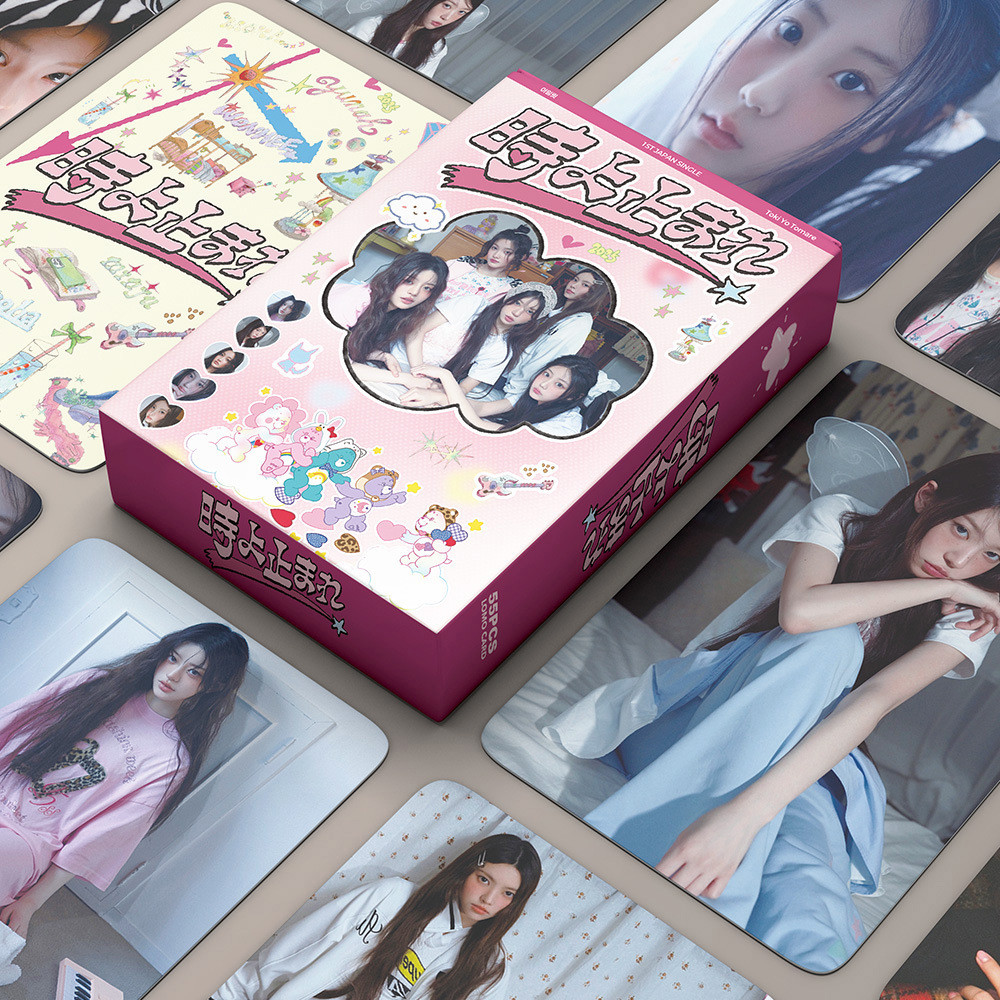 LINXX 55 Chiếc ILIT Time Stop Single Lomo Cards Set Độ Nét Cao 3 Inch Mini Photocards Bộ Sưu Tập Quạt Tác Phẩm Nghệ Thuật Merch Sưu Tập Quà Tặng Thẻ Giao Dịch