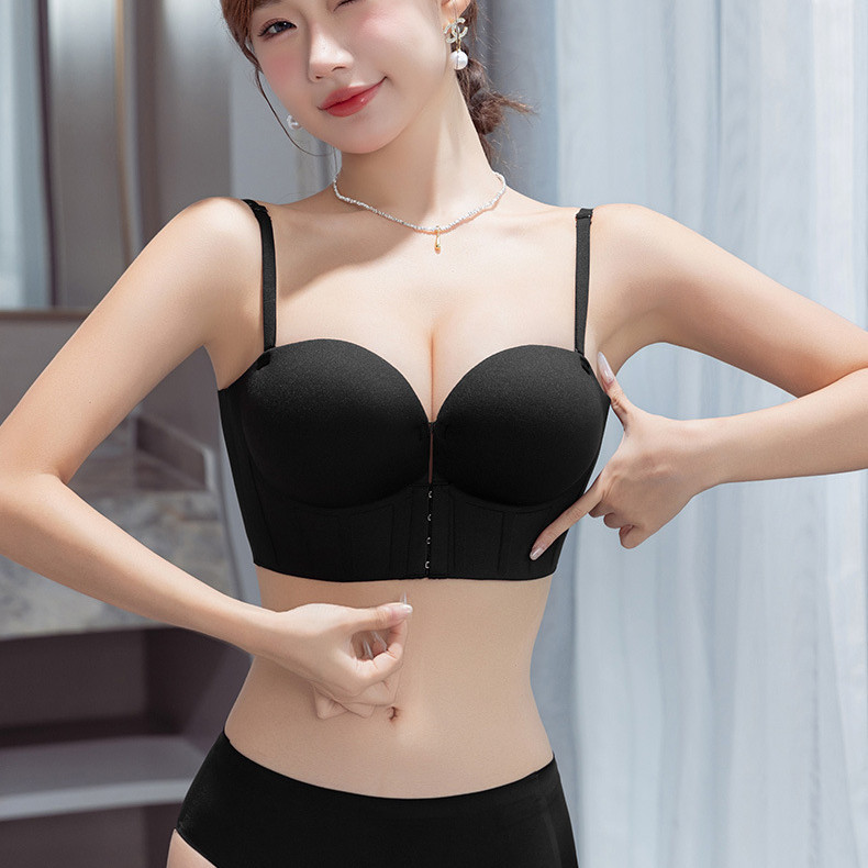 Màu Trơn Quần Lót Mềm Mại Cho Thanh Niên và Cô Gái, Thiết Kế Gợi Cảm với Đóng Cửa Trước không Dây