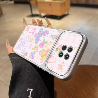 Ốp Lưng Cho Redmi Note 9 Pro Note 9s Note 9 4G Cửa Sổ Lớn Mờ Cao Cấp Vỏ Điện Thoại Thẩm Mỹ Nhiều Màu Sắc Bướm Và Mèo Dễ Thương Họa Tiết Thiết Kế Mới
‌