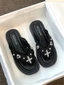 Thick-soled Heightened Flip-Flops For Women Summer Fashion Outerwear Year New Internet Celebrity