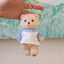 Gấu Đồ Chơi Nhồi Bông Teddy Đáng Yêu Với Áo Phông Nhiều Màu Sắc Và Móc Khóa Dành Cho Trẻ Em Và Người Hâm Mộ Sang Trọng