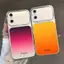 Ốp Lưng Cho iPhone X Xs Xr Xs Max Thiết Kế Mới Họa Tiết Màu gradient Thẩm Mỹ Cho Ốp Điện Thoại mờ Cửa Sổ Lớn
