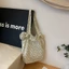Spring And Summer New Style Small Fresh Floral Plaid Fungus Shoulder Bag Fashionable Versatile B
