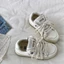 Versatile Mesh Breathable White Shoes Women's Thick-soled Sneakers Sports Casual Bread Shoes