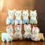 Mặt dây chuyền Alpaca nhồi bông đồ chơi bằng vải mềm cho túi sách và tặng