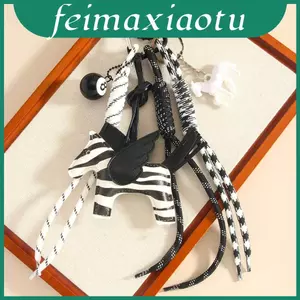 Mặt dây chuyền túi Pony sành điệu bằng da Miu với họa tiết động vật và tự làm bán tay cho kỹ thuật