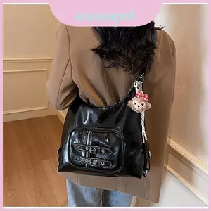 Túi Tote Pu Dành Cho Nữ Phong Cách Retro Và Chi Tiết Khâu Để Sử Dụng Hàng Ngày