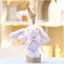 Mặt dây chuyền sang trọng hình chú thỏ hoạt hình với chất liệu mềm để trang trí túi và quà tặng sưu tập
