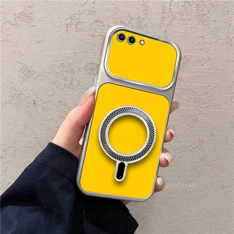 Ốp Lưng Cho OPPO A3S A12E A1K Ốp Điện Thoại TPU Mờ Cao Cấp Mới Màu Sắc Thẩm Mỹ Và Bề Mặt Sáng Thiết Kế Vòng Hút Từ Tính
