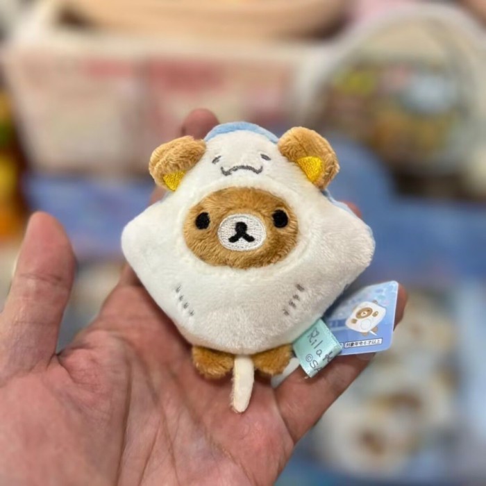 Nhật Bản Rilakkuma Mặt Dây Dương Series Anh Trai Gấu Gấu Em Gái Gấu Anh Bạch Tuộc Quỷ Cá Gấu N