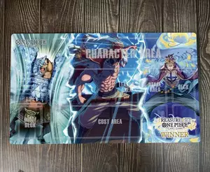 O-P OPCG TCG CCG Play Pad Edward Newgate Table Playmat Trading Card Game Mat