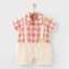 Áo liền quần cho bé mùa hè cotton mỏng thoáng khí nam nữ bé sơ sinh điều hòa quần áo đi chơi