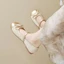 French Style Shallow Egg Roll Shoes Summer New Bow Flat Ballet Shoes Soft Sole Women's Shoes