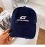 New Couple Peaked Caps Showing Face Small American Retro Embroidery Hole Yellow Baseball Cap Wom