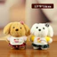 Móc khóa Động vật dễ thương với chất liệu sang trọng cho ba lô và túi trang trí
