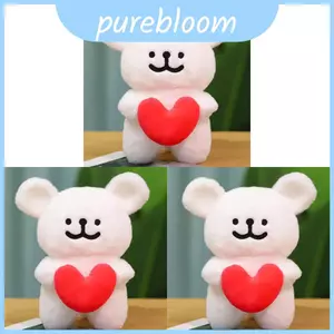 Gối sang trọng Puppy Line Heartoutline có vải mềm để chơi và khu vực đi ngủ