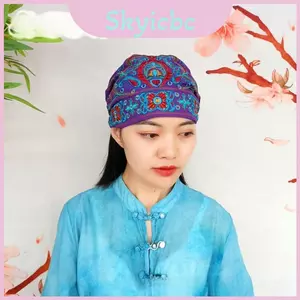 Nghệ thuật Dân tộc Motif Mùa hè quấn đầu vải có khả năng thở và chức năng chống gió