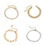 Vòng tay thép pha lê Cz Zircon có thể điều chỉnh thời trang dành cho nữ để mặc công sở thanh lịch