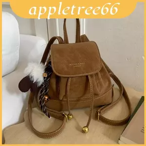 Ba lô da lộn giả hợp thời trang với vải bền và túi bên trong hoạt động hàng ngày cho