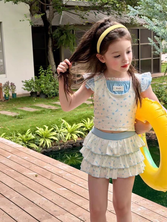 Children And Girls Swimsuit Split New Super Fairy Swimsuit Summer Swimsuit Baby Fashionable Quic