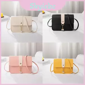 Túi đeo vai Mini khối màu sang trọng dành cho nữ Hoàn hảo để sử dụng hàng ngày và trang phục thông thường