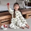 Bộ Đồ Ngủ Cho Bé Gái Mới Mùa Hè Bé Gái Hoạt Hình Dáng Rộng Thường Ngày Xuân Thu Bé Mặc Ở Nhà Bộ